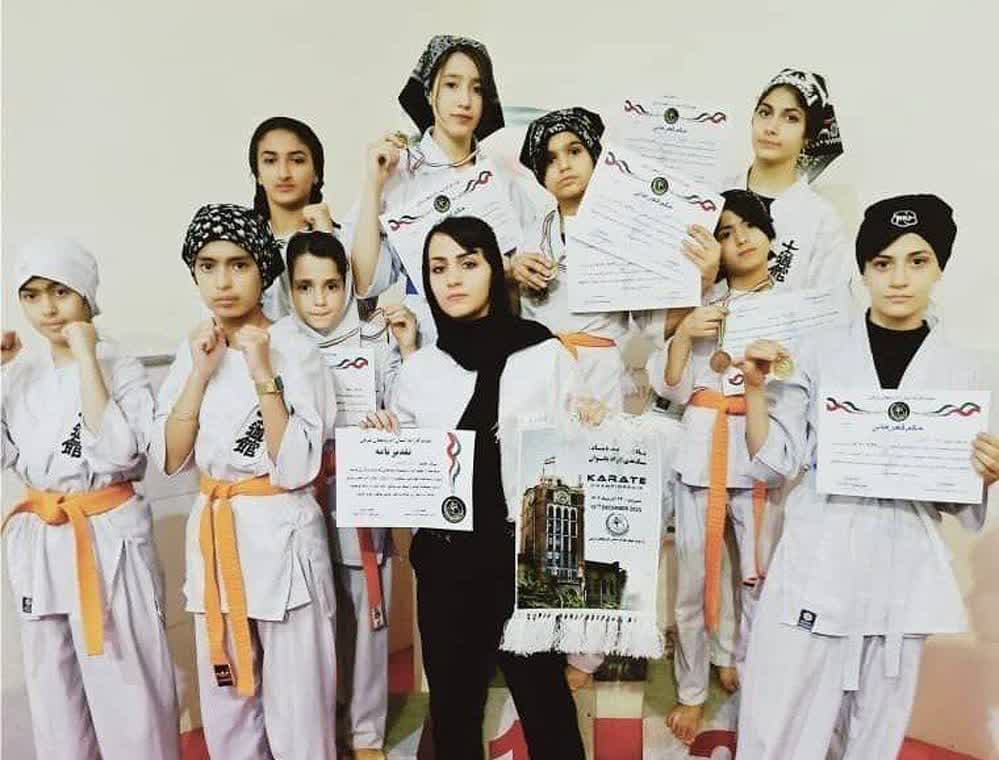 درخشش کاراته کاران شهرستان بناب در مسابقات استانی